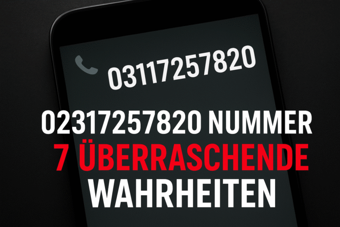 02317257820 Nummer: 7 Überraschende Wahrheiten über diese mysteriöse Vorwahl, die Sie kennen sollten! 02317257820