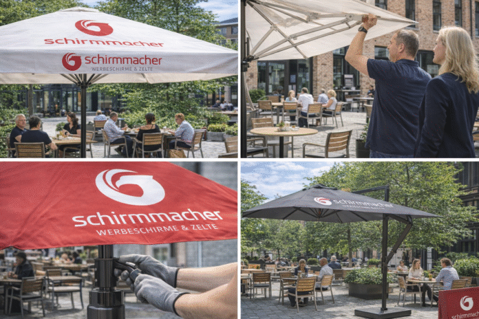 Ein Außenbereich ist in der Gastronomie längst mehr als ein paar Tische vor der Tür. Er ist Visitenkarte, Arbeitsfläche und Umsatzbereich zugleich. Genau deshalb lohnt sich ein genauer Blick auf Gastroschirme – und darauf, wie Anbieter wie Schirmmacher das Thema zwischen Funktion, Gestaltung und Alltagstauglichkeit denken. Wer nur nach Durchmesser, Farbe oder einem hübschen Produktfoto auswählt, handelt sich im Alltag schnell kleine Katastrophen ein: blockierte Laufwege, unpraktische Öffnungssysteme, zu wenig Schatten zur Mittagszeit oder ein Modell, das zwar elegant aussieht, aber zur Fläche überhaupt nicht passt.